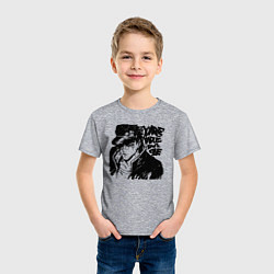 Футболка хлопковая детская JoJo, цвет: меланж — фото 2