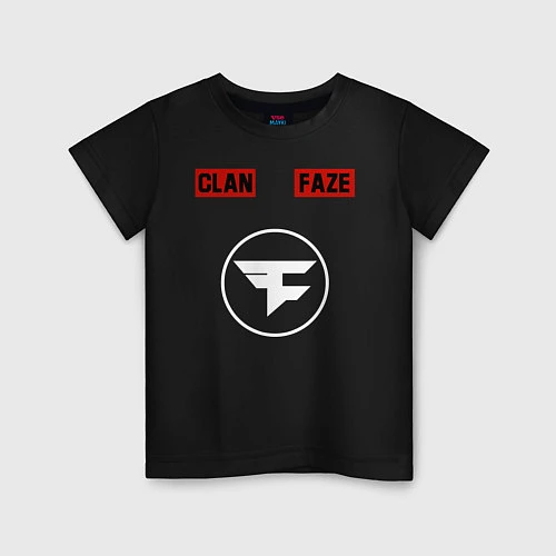 Детская футболка FAZE CLAN / Черный – фото 1