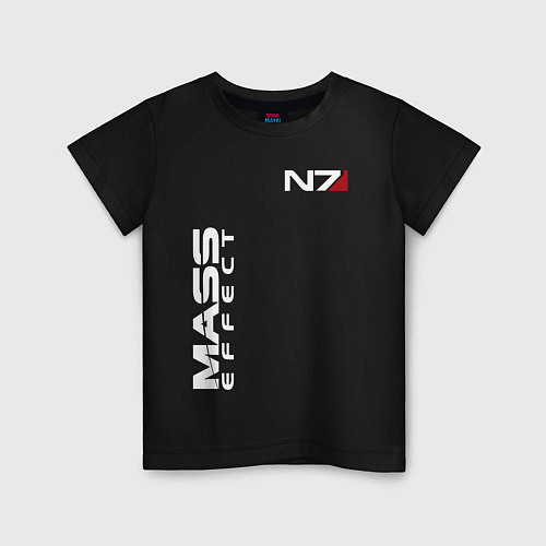 Детская футболка MASS EFFECT N7 / Черный – фото 1