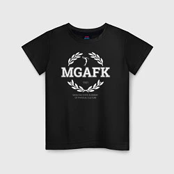 Футболка хлопковая детская MGAFK, цвет: черный