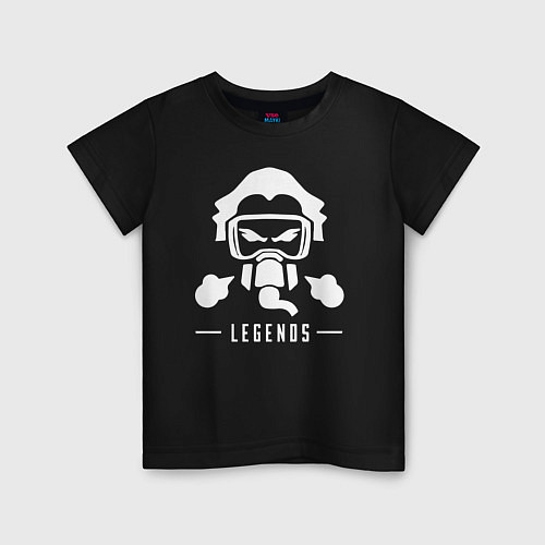 Детская футболка Apex Legends: Bloodhound Mask / Черный – фото 1