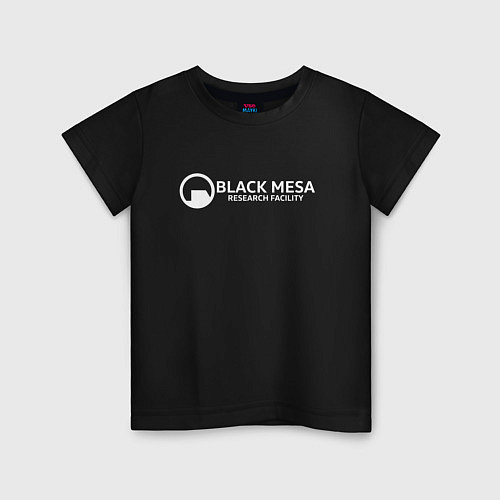Детская футболка Black Mesa: Research Facility / Черный – фото 1