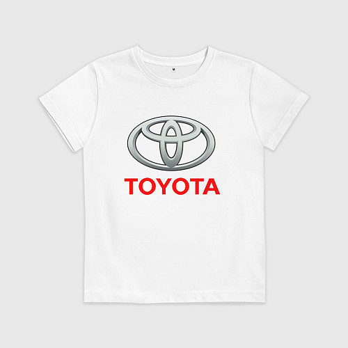 Детская футболка TOYOTA / Белый – фото 1
