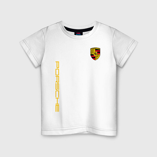 Детская футболка PORSCHE / Белый – фото 1