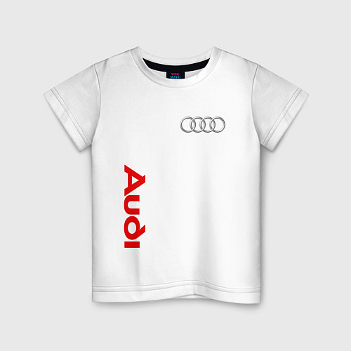 Детская футболка AUDI / Белый – фото 1