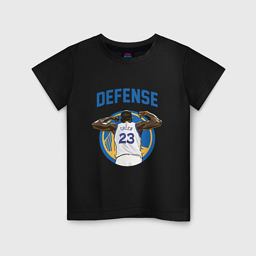 Детская футболка Defence 23 / Черный – фото 1