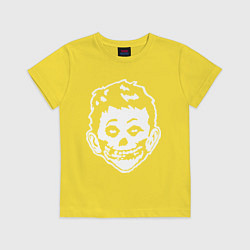 Футболка хлопковая детская Misfits Boy, цвет: желтый