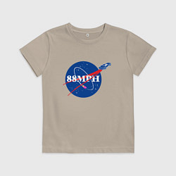 Детская футболка NASA Delorean 88 mph