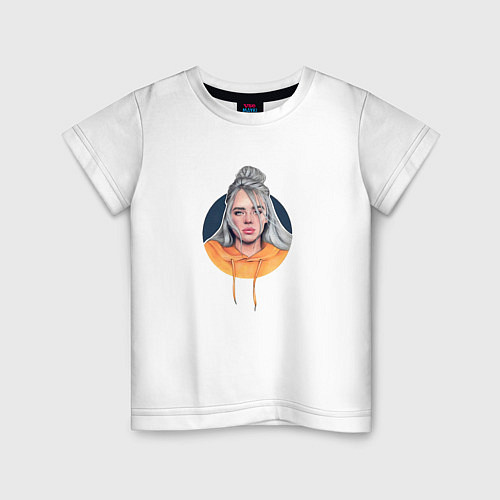 Детская футболка Billie Eilish: Queen / Белый – фото 1