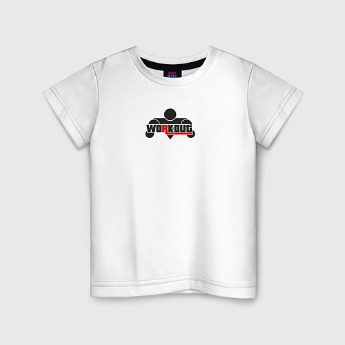 Детская футболка WorkOut: GTA V Style / Белый – фото 1