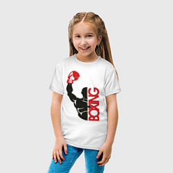 Футболка хлопковая детская Boxing, цвет: белый — фото 2