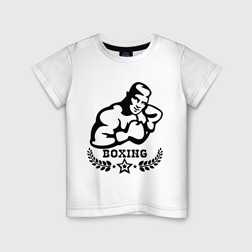 Детская футболка Boxing Champion / Белый – фото 1