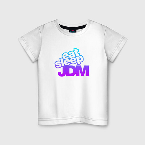 Детская футболка JDM / Белый – фото 1