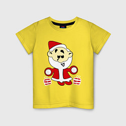 Детская футболка Дед мороз с подарками