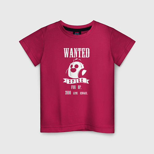 Детская футболка Wanted Spike / Маджента – фото 1