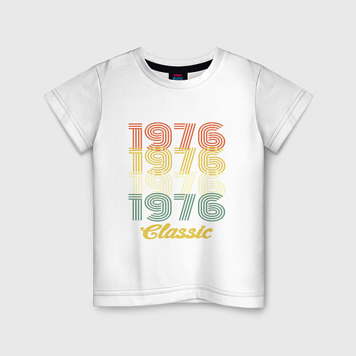 Детская футболка 1976 Classic / Белый – фото 1