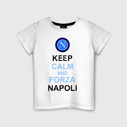 Детская футболка Keep Calm & Forza Napoli