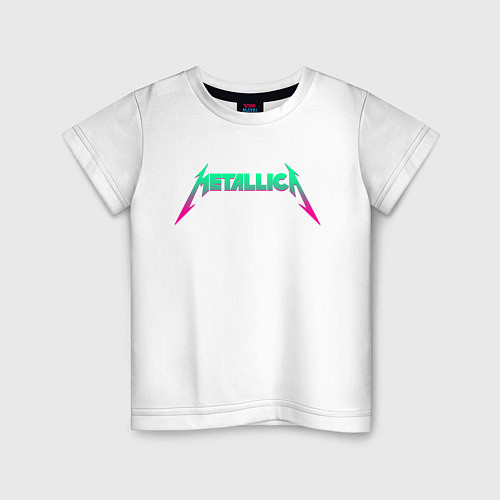 Детская футболка METALLICA / Белый – фото 1