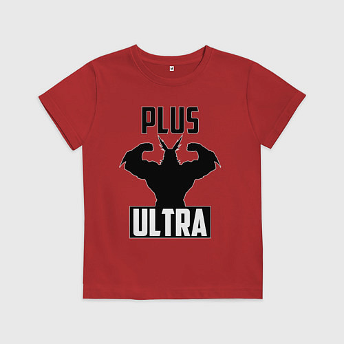 Детская футболка PLUS ULTRA черный / Красный – фото 1
