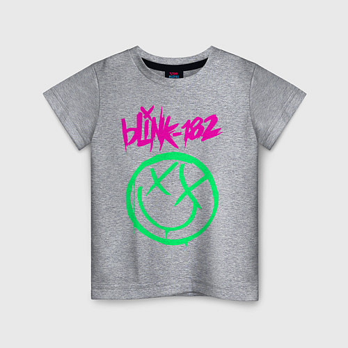 Детская футболка BLINK-182 / Меланж – фото 1
