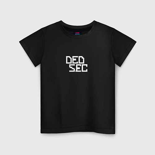 Детская футболка DED SEC / Черный – фото 1