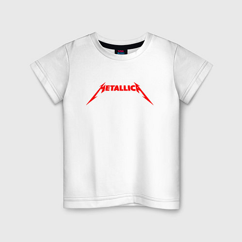 Детская футболка METALLICA НА СПИНЕ / Белый – фото 1