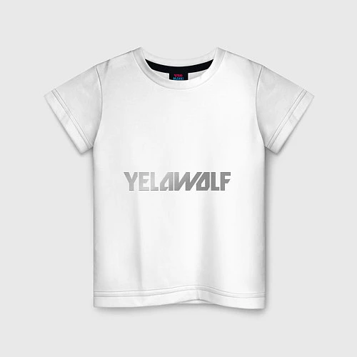 Детская футболка Yelawolf metalic / Белый – фото 1