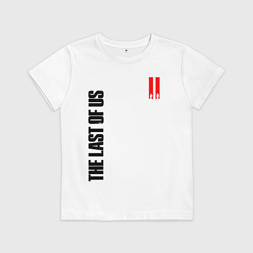 Детская футболка LAST OF US 2 / Белый – фото 1