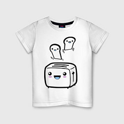 Детская футболка Позитивный тостер