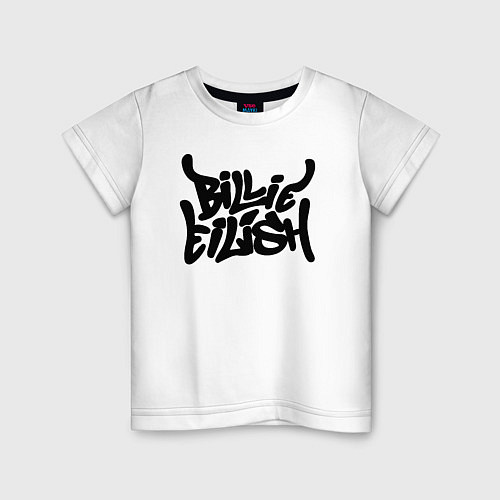 Детская футболка BILLIE EILISH: Street Art / Белый – фото 1