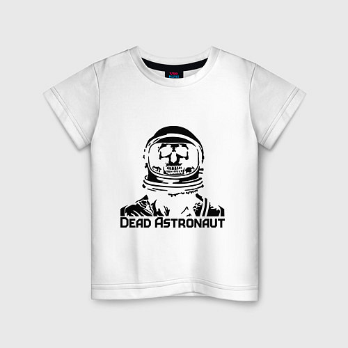 Детская футболка Dead Astronaut (мертвый астронавт) / Белый – фото 1