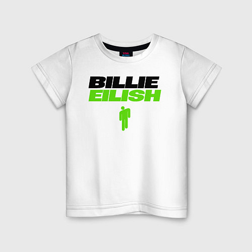 Детская футболка Billie Eilish: Bellyache / Белый – фото 1