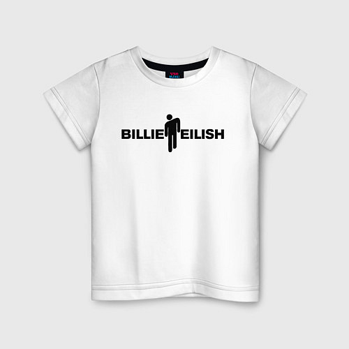 Детская футболка BILLIE EILISH: White Fashion / Белый – фото 1