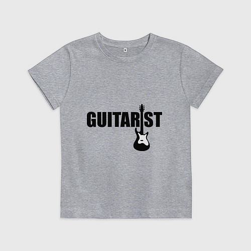 Детская футболка Гитарист / Меланж – фото 1