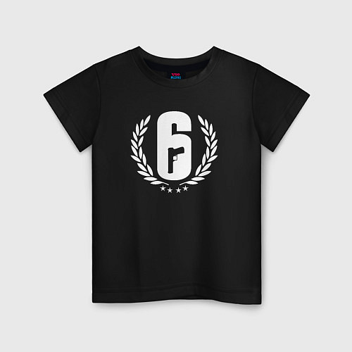 Детская футболка R6S PRO LEAGUE / Черный – фото 1