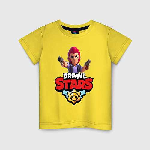 Детская футболка BRAWL STARS COLT / Желтый – фото 1