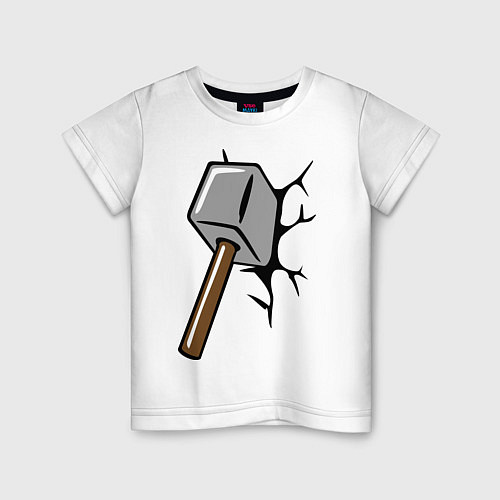 Детская футболка Молот бурь / Белый – фото 1