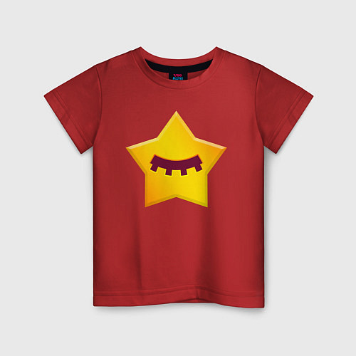 Детская футболка BRAWL STARS - SANDY / Красный – фото 1