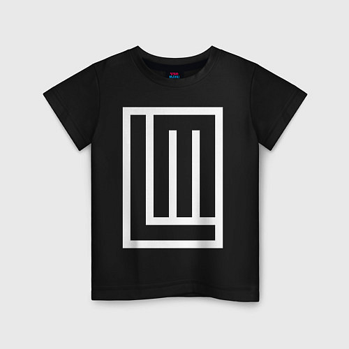 Детская футболка LINDEMANN LOGO / Черный – фото 1