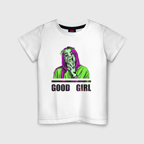 Детская футболка GOOD GIRL BILLIE / Белый – фото 1