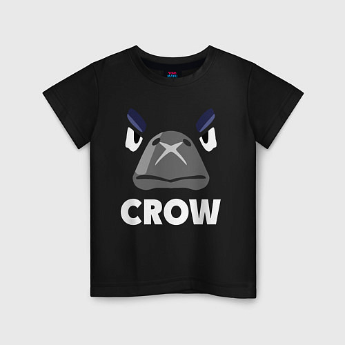 Детская футболка Brawl Stars CROW / Черный – фото 1