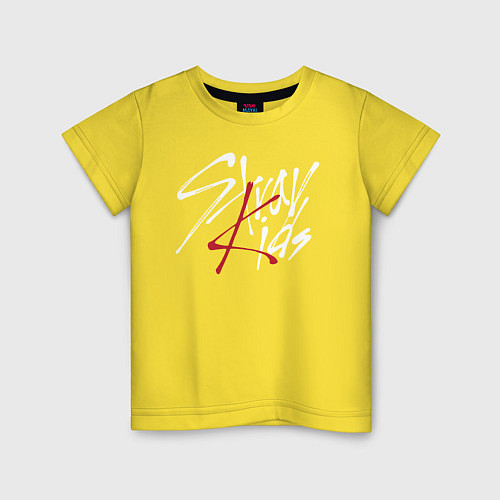 Детская футболка Stray Kids / Желтый – фото 1