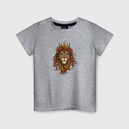 Детская футболка Король Лев / Меланж – фото 1
