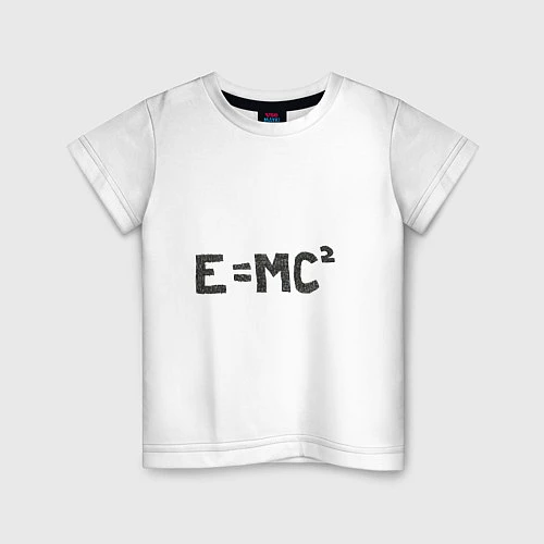 Детская футболка Теория относительности / Белый – фото 1