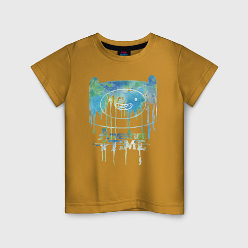 Детская футболка Color Finn / Горчичный – фото 1
