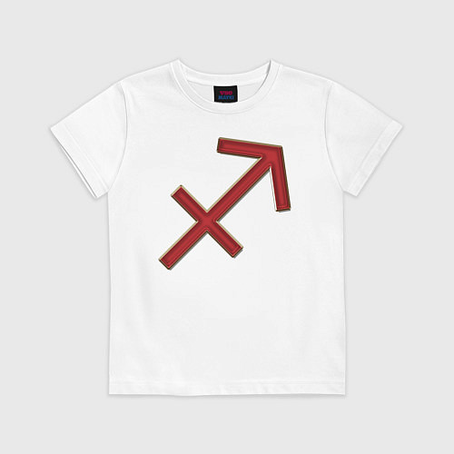 Детская футболка Стрелец Sagittarius / Белый – фото 1