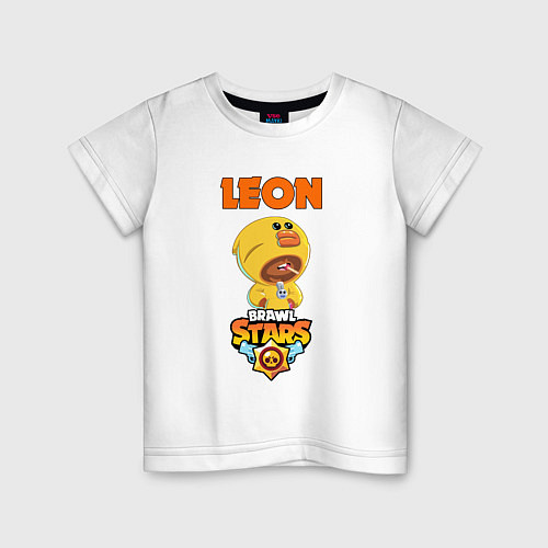 Детская футболка BRAWL STARS SALLY LEON / Белый – фото 1
