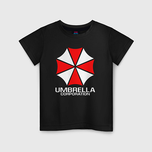 Детская футболка UMBRELLA CORP / Черный – фото 1
