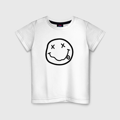 Детская футболка NIRVANA / Белый – фото 1