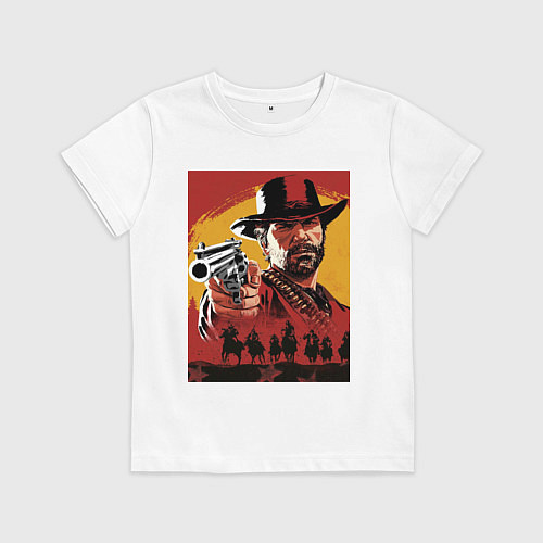 Детская футболка Red dead redemption 2 / Белый – фото 1